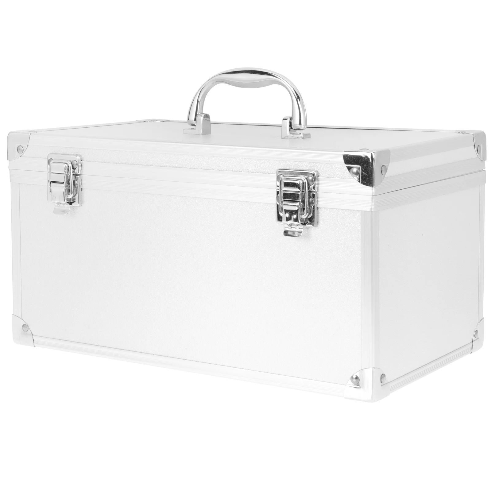 سبائك الألومنيوم أداة صندوق سعة كبيرة الطب حقيبة للتخزين للمنزل مكتب السفر الإسعافات الأولية أدوات حافظة صلبة محمولة