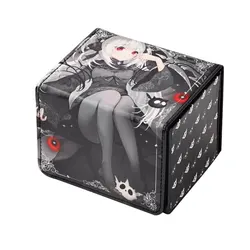 100+ PU Anime Cards Storage Box Deck Board Game TCG Cards Box Protector Bag for MGT/Pkm/Yu-gi-oh/Trading Card Collecting Game