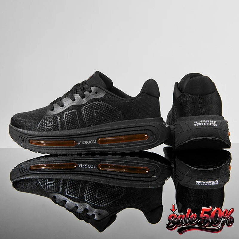 

2026 Air Cushion Jogging Shoes Running Shoes Carbon Board Marathon Men Sports Breathable Lightweight Women's Nonskid Sneakers