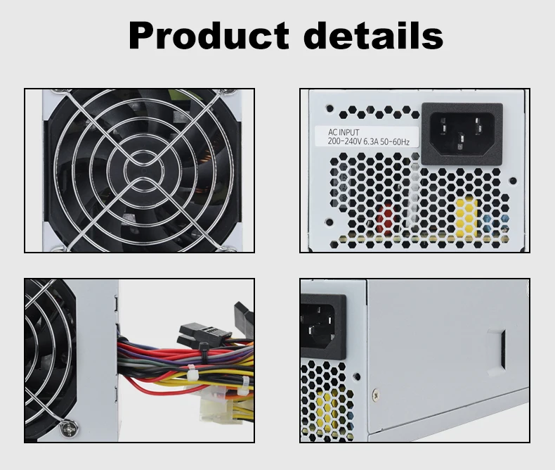 T.F.SKYWINDINL Fonte TFX 400W TFX PC Power Supply Computer Active PFC PSU For Desktop Small Case 115-230V
