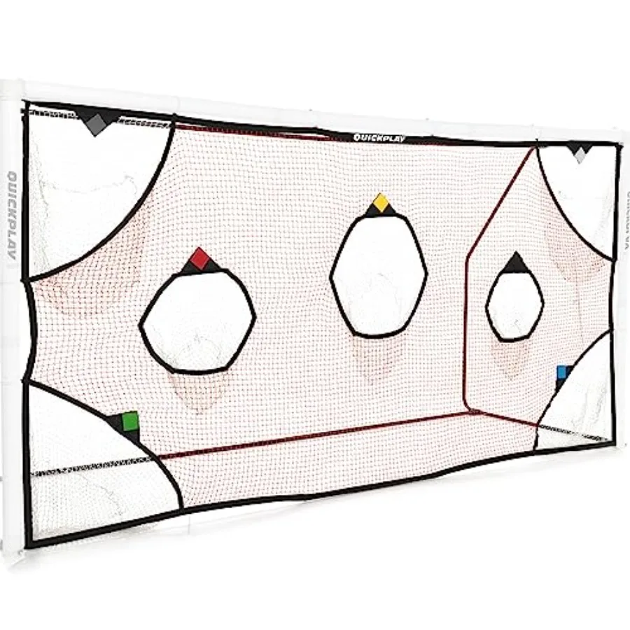 شبكات أهداف كرة القدم QuickPlay PRO مع 7 مناطق تسجيل مثالية لتدريب كرة القدم في الأماكن المغلقة والخارجية تعزز دقة الرماية أ #1