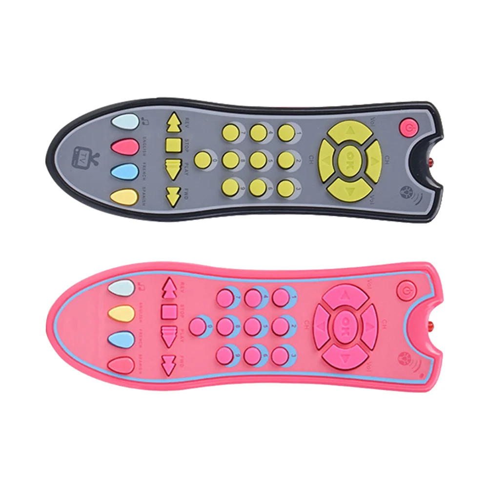 

2Pcs Kids Simulation Remote-Control Playthings Cognitive Educational Learning Interactive Early Enlightenment Sound Electronic