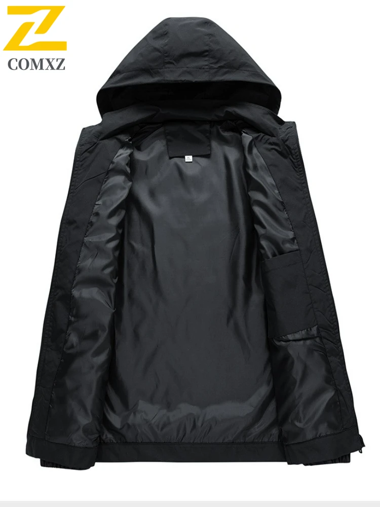 Hiking Stormcoat Jacket Men's Autumn Waterproof Windproof Windbreaker Men Outdoor Camping Hunting Running Fishing Sports Coat