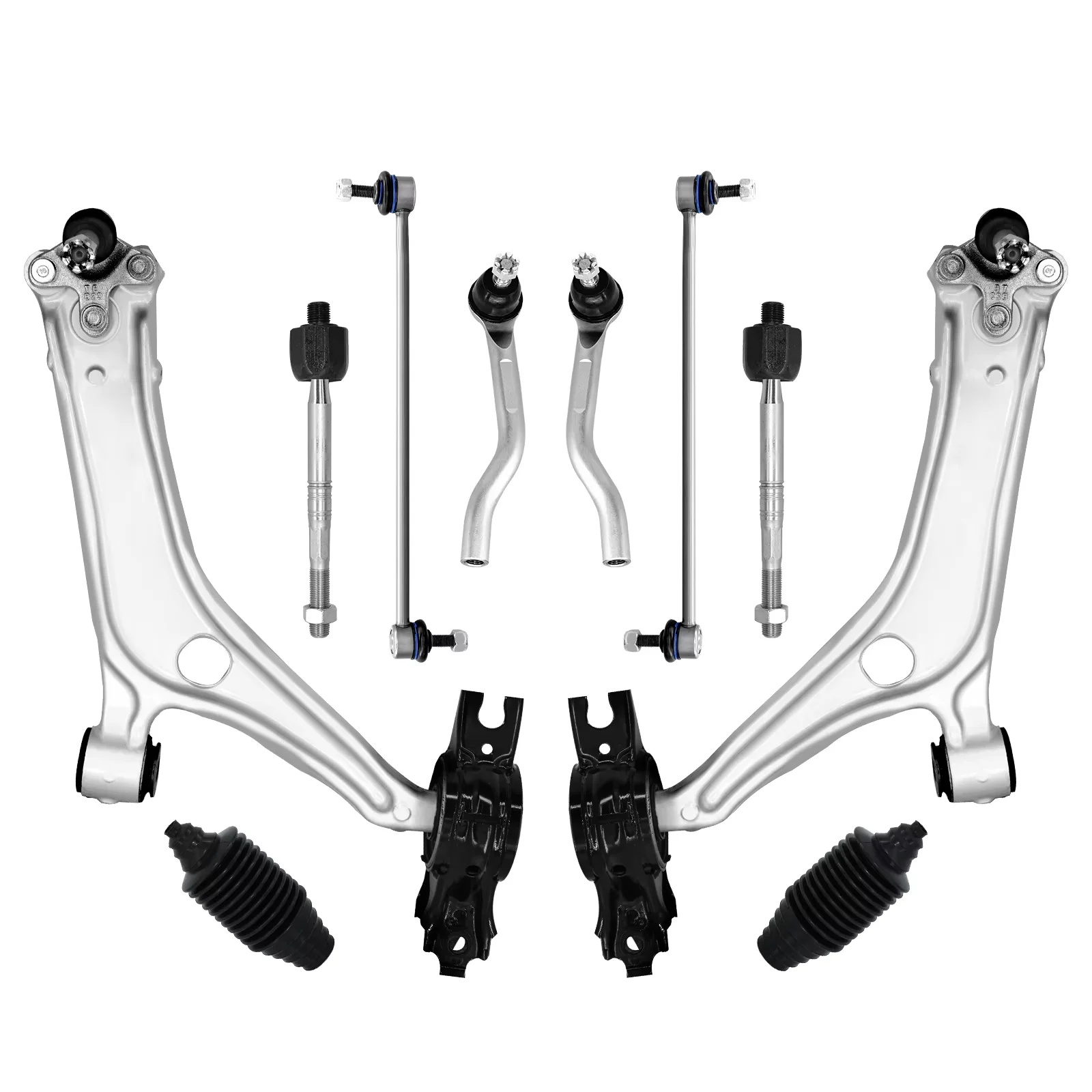 

AzbuStag 12Pcs Front Lower Left Right Control Arm Sway Bar Link Outer Inner Tie Rod Kits for HONDA ACCORD 2018-2021 CMS601270
