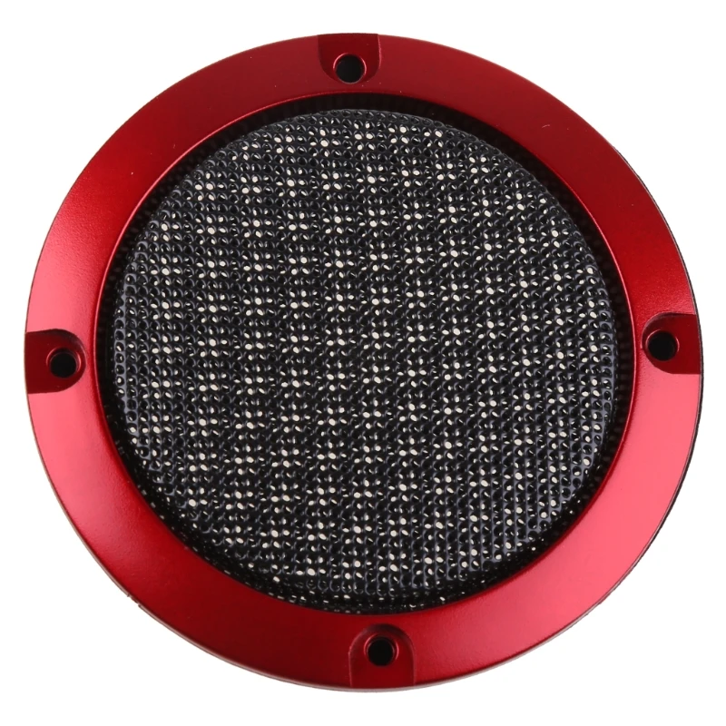 Auto Lautsprecher Grille Mesh Abdeckung Grill Abdeckung Schutz Protector Auto Audio Subwoofer Ersatz Mesh Net Lautsprecher Zubehör – Detail 8