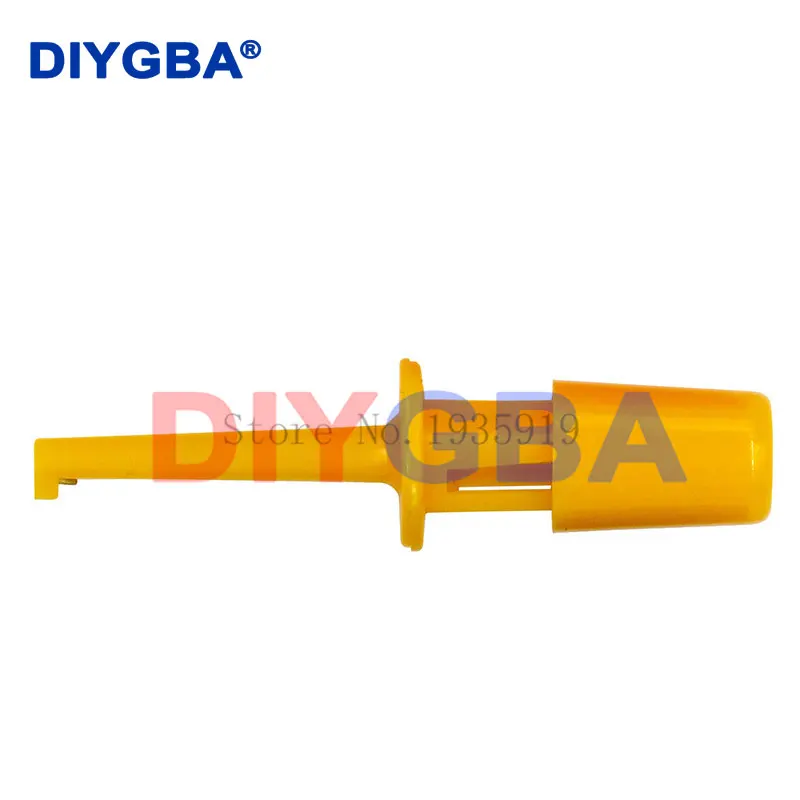 電子テスト用のミニシングルテストクリップ、ラップバー用のテストプローブ、小型、丸クロコダイルクリップ、10個