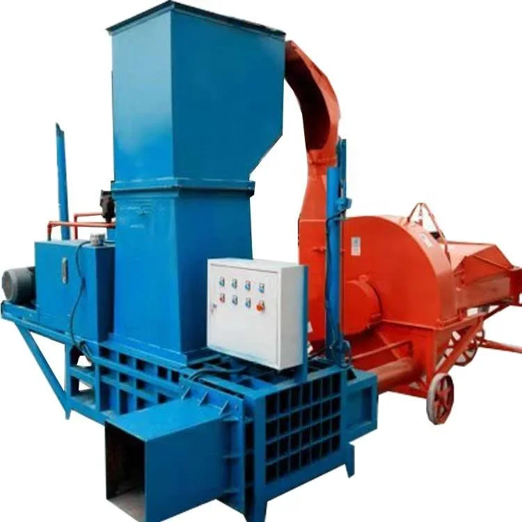 Automatic Silage Briquetting Machine/rice Wheat Corn Straw Hydraulic Baler/wood Sawdust Hay Baling Machine For Animal Feed