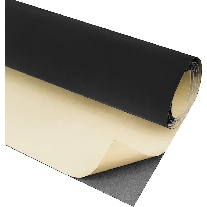 10y/20y/30yards 0.5mm Black Self Adhesive Flocking Velvet Fabric Sticky Magic Flock Cloth Roll for DIY Sewing Home Decor 45cm