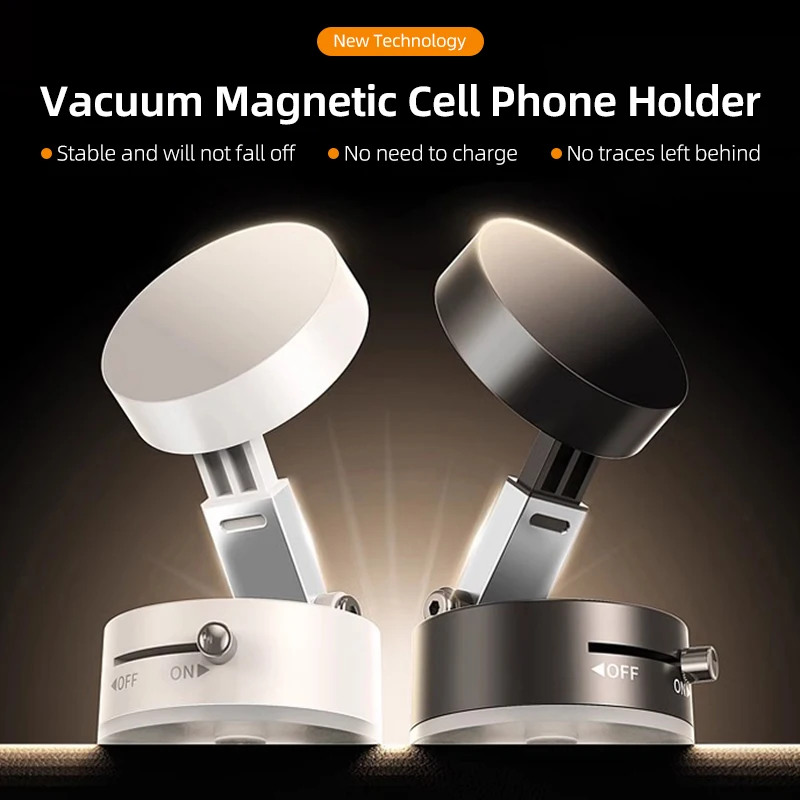 Universal Vakuum Magnetische Saugnapf Klapp Schwenk Ständer doppelseitige Saugnapf Vakuum Schwenk Ständer Handy Halter – Detail 2