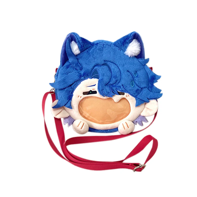 New Anime Honkai: Star Rail Sampo Koski Big Mouth itabag Plush Bag Doll Toy Student Crossbody Bag Backpack Cosplay Cute Gift