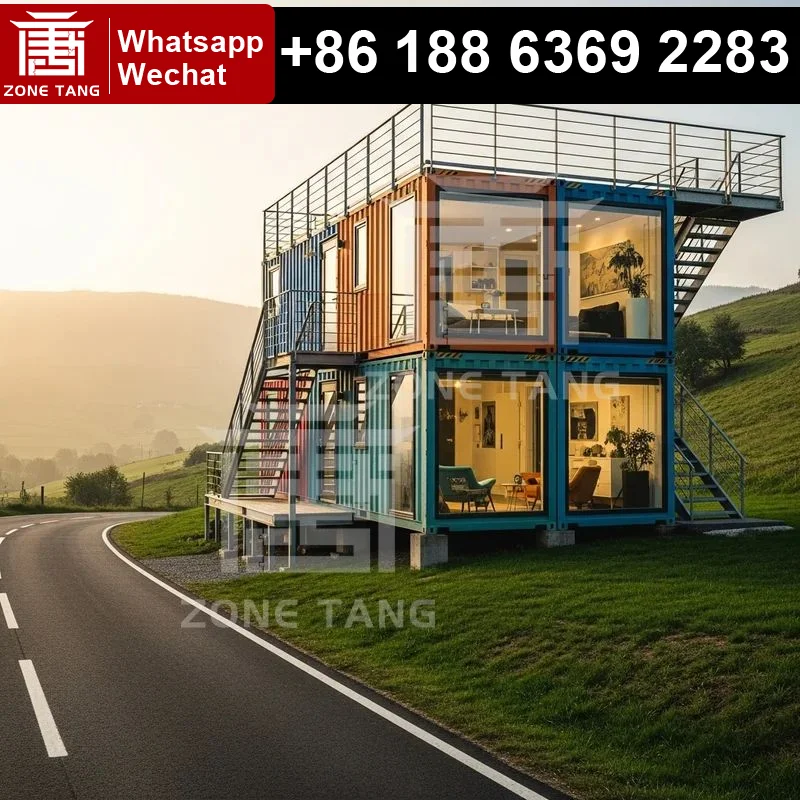 

Экологически чистые гостиничные домики, сборные домики, домик с плоской упаковкой, готовые домики, сейсмостойкий экологический контейнерный дом