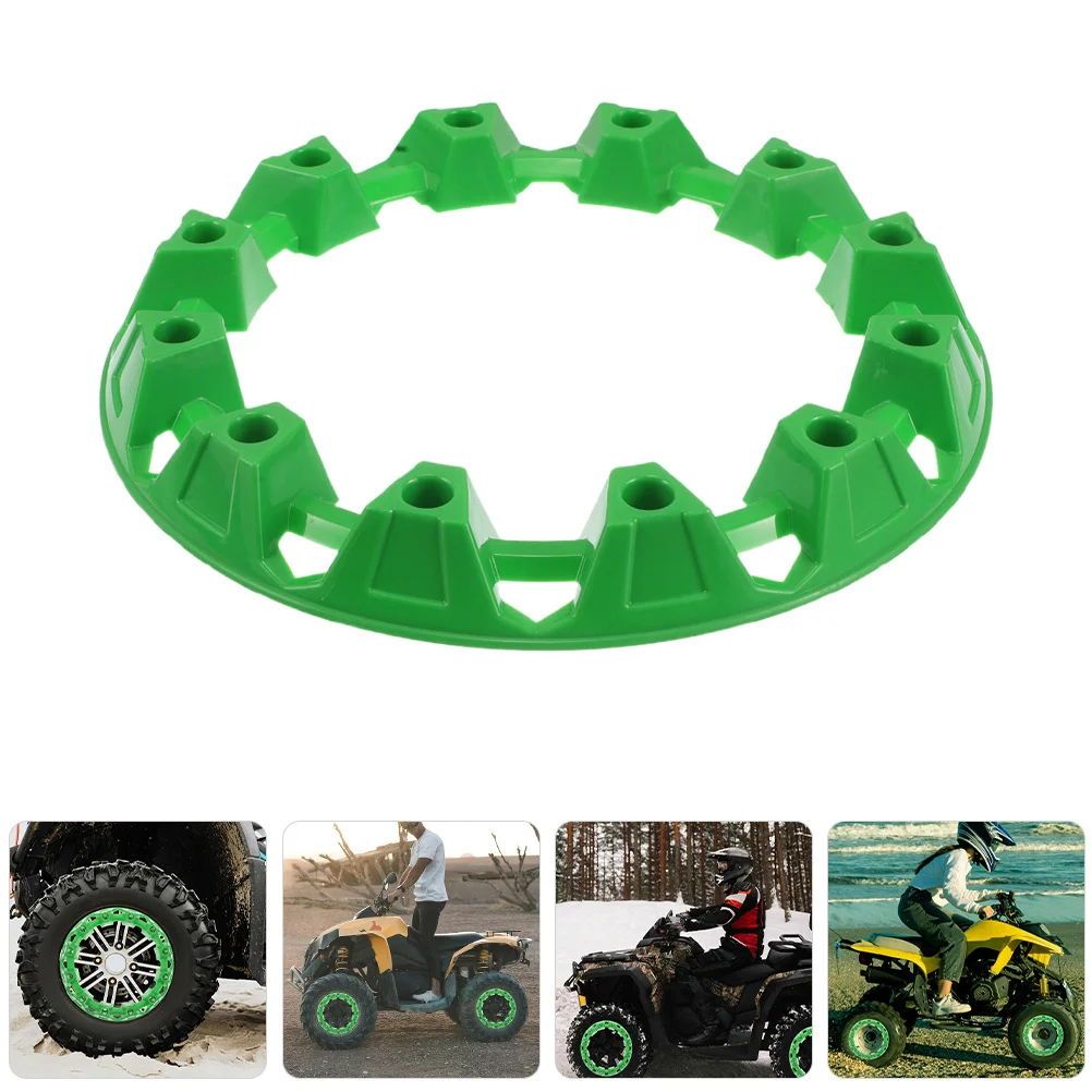 

2Pcs Atv Wheel Hub Covers 10 Inch Plastic Rim Caps for Off-Road Vehicles Waterproof Dust Protection Decorative Hub Trim