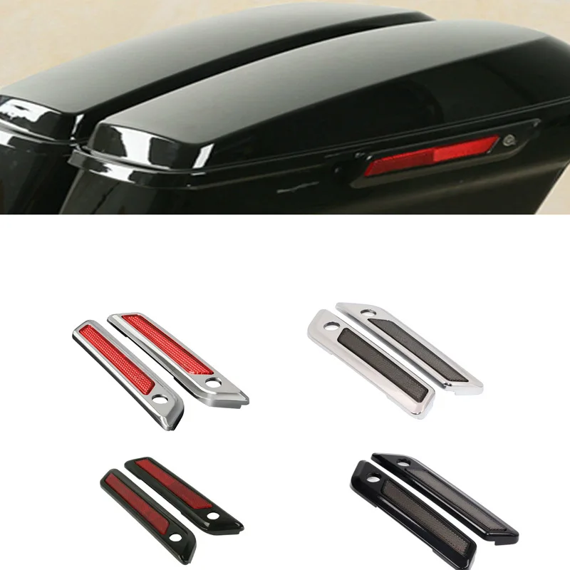 Аксессуары для мотоциклов Yihao подходят для крышки замка боковой коробки Harley, декоративная крышка боковой коробки с двойным освещениемLuwang14-24
