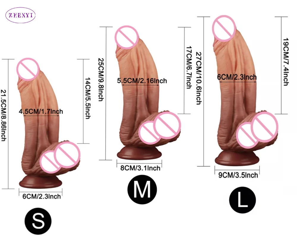 Super Huge Sucker Realistic Dildo Silicone Big Penis Female Sex Toy Adult Vagina G-Spot Stimulator Dildo 18+ Sex Shop For Women