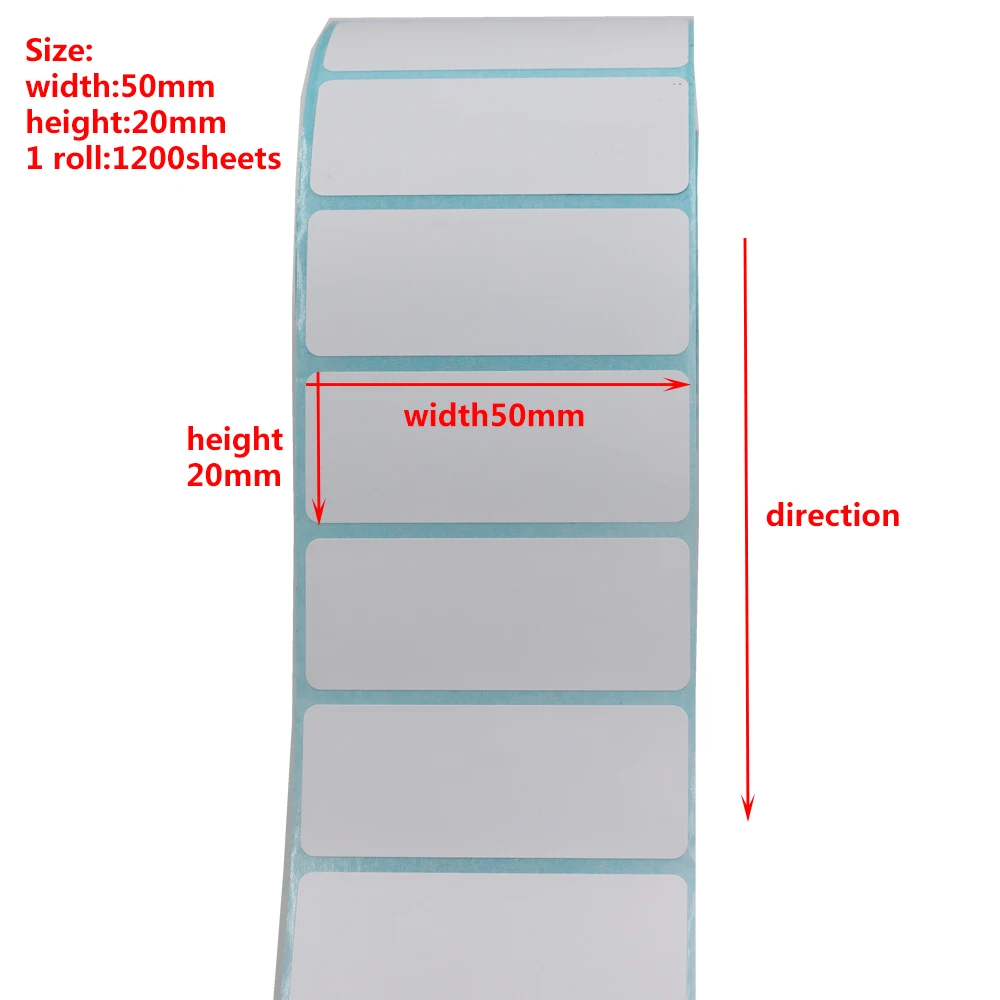 Thermal Shipping Labels Roll Shipping Package Thermal Printer All-Purpose Label Paper Sticker Self-adhesive Waterproof Oil-Proof