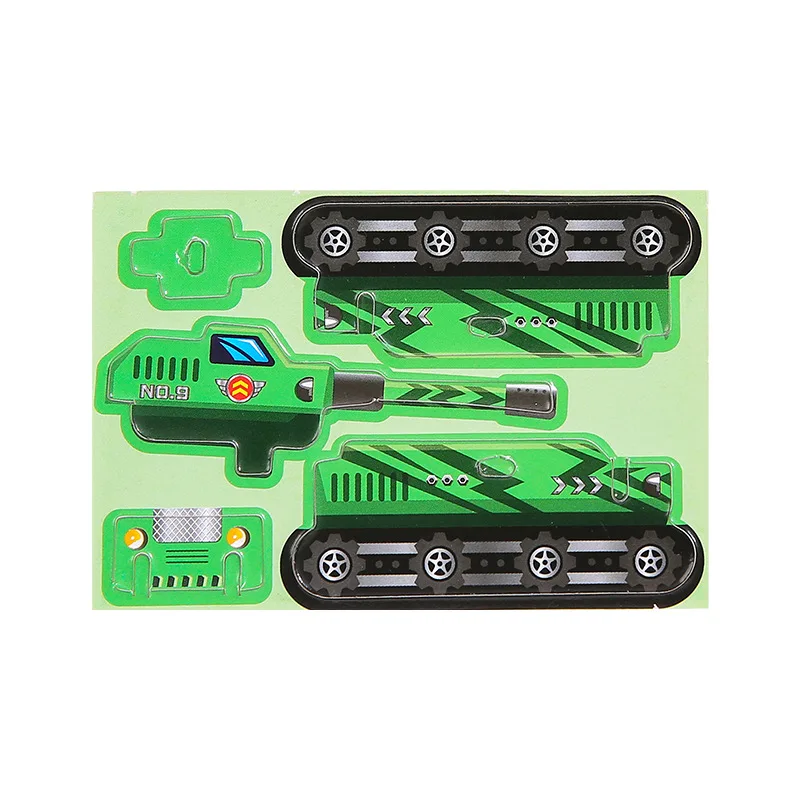 30 قطعة ثلاثية الأبعاد خزان الطائرة ورقة لتقوم بها بنفسك لغز لعبة أطفال صبي حفلة عيد ميلاد هدية المدرسة مكافأة هدية حزمة بيناتا حشو الأطفال