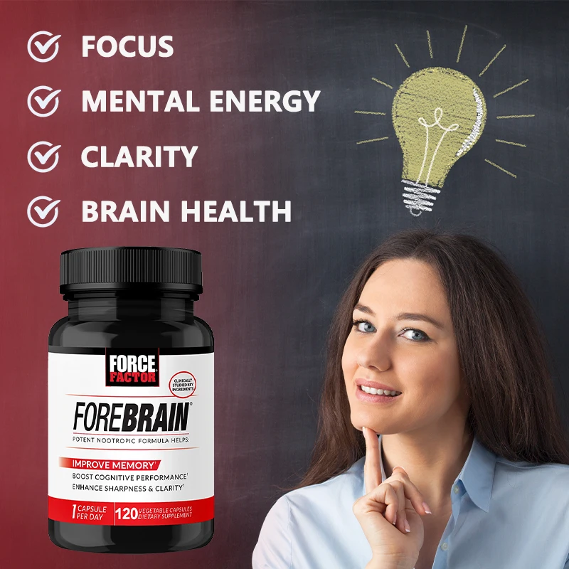 BrainBoost suplemen makanan-memori, fokus, energi Mental & Dukungan kesehatan otak