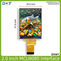 2.0 Inch LCD Display Module ST7789V Resolution 240*320 MCU 8080 Interface 2 Inch LCD TFT LCM ST7789