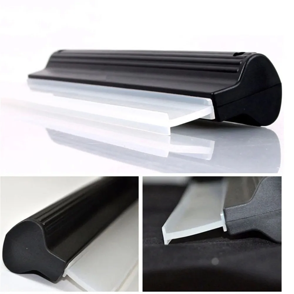 Water Wiper Non-Scratch Flexible Silicone Handy Squeegee Car Wrap Tools Water Window Wiper Drying Blade Car Wash Clean Scraper