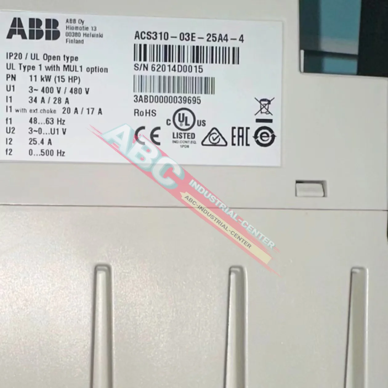 Inversor ACS310-03E-25A4-4 nuevo