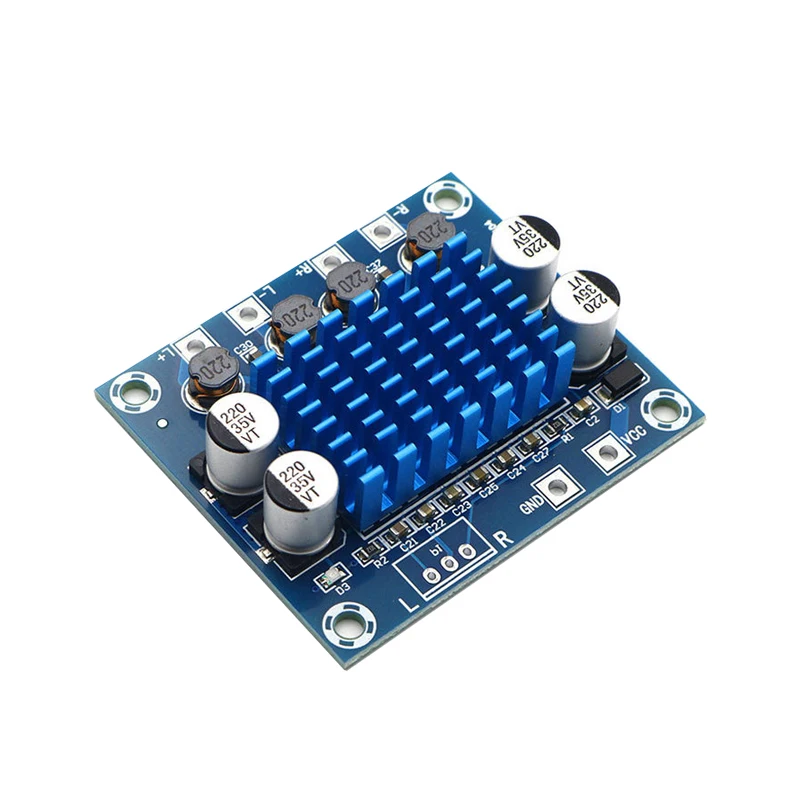 XH-A232 30W+30W Dual Channel Digital Stereo Audio Power Amplifier Board 12V 24V Amplifier Board 8-26V DC Audio Amplifier Board