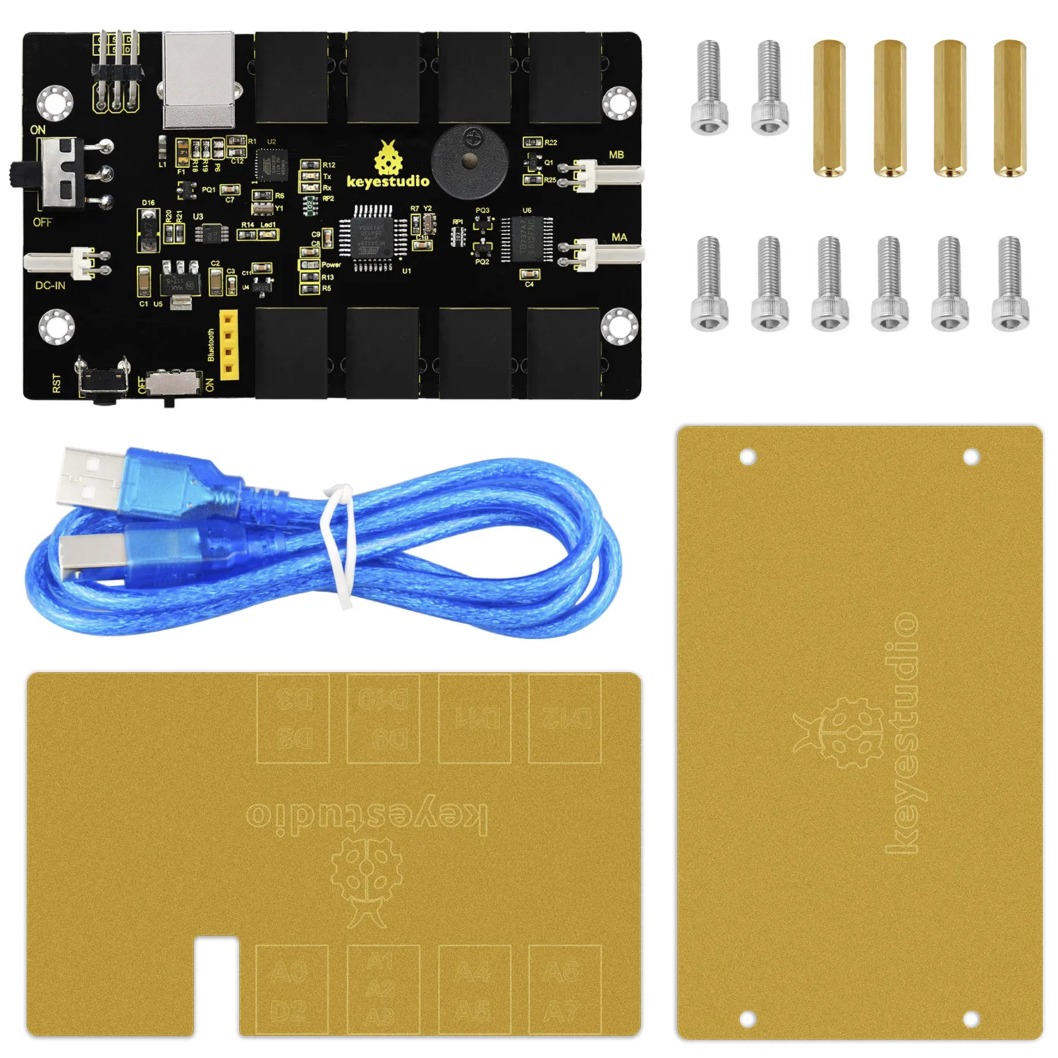 keyestudio-kit-de-placa-de-control-de-robot-de-codificacion-keybot-para-arduino-uno-r3-pieza-electronica-diy-chip-de-coche-robot-atmega328p-au