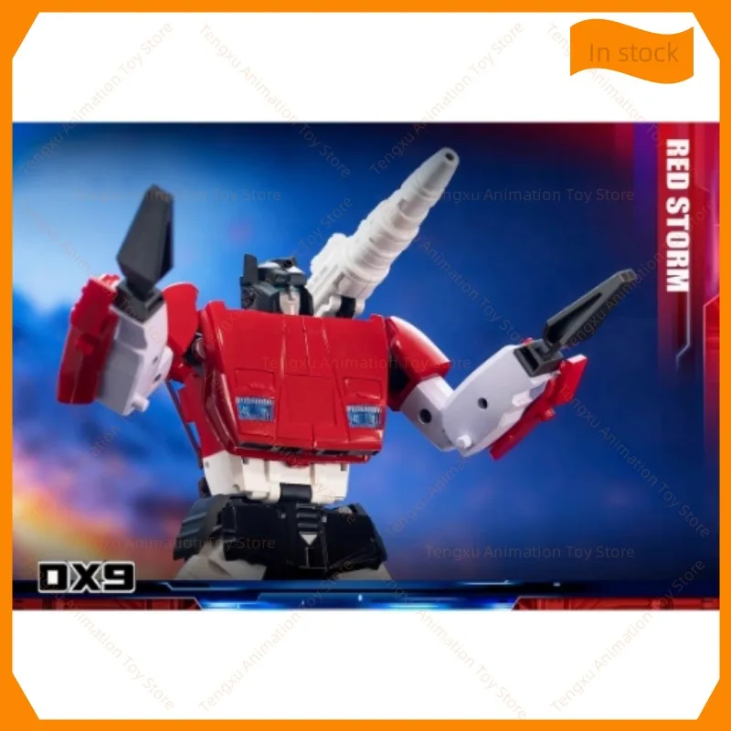 Getransformeerd speelgoed G1 DX9 D21 Sideswipe RED STORM-actiefiguur met doos