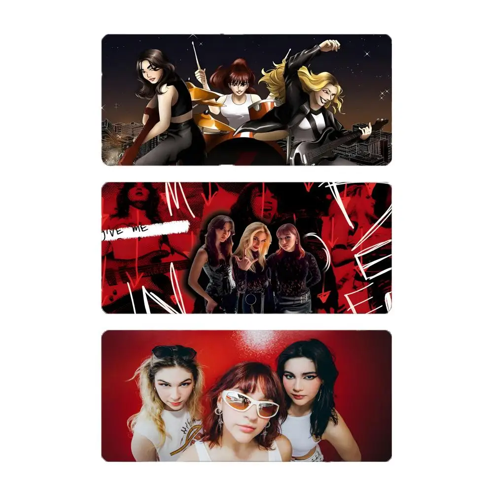 Powerful Rock Band T-The W-Warning Mouse Pad Large Gaming Mousepad with Stitched Edges Thickened Desk Mat PC