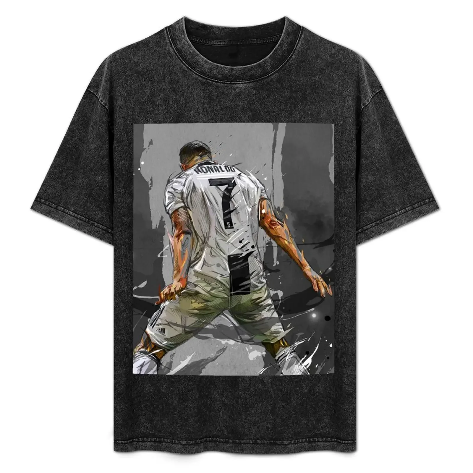 

Painting Cristiano Art T-Shirt Daily Wear Print T-Shirt