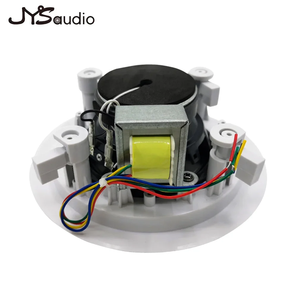 5 "20w coaxial alto-falante teto abs material de áudio alta fidelidade cozinha do banheiro interior sem tela exibição fácil e rápida instalação