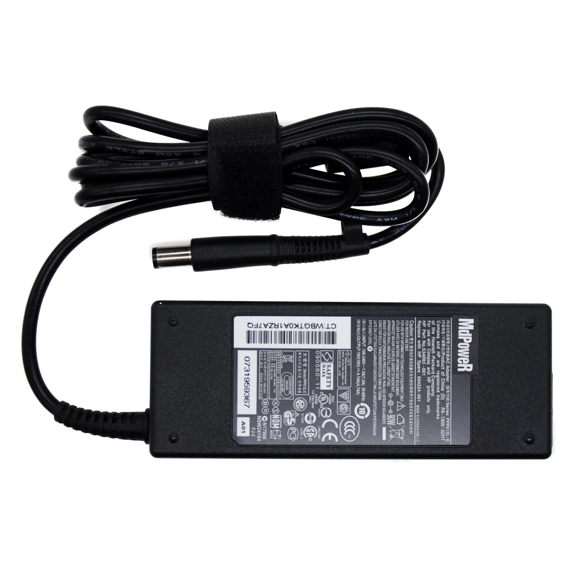 

Original 19V 4.74A AC adapter laptop charger For HP 6710b 6715s 6710s 6730b 6730s 8460 8461 8470p 8510P 8540W 8440P 8510P 6710B