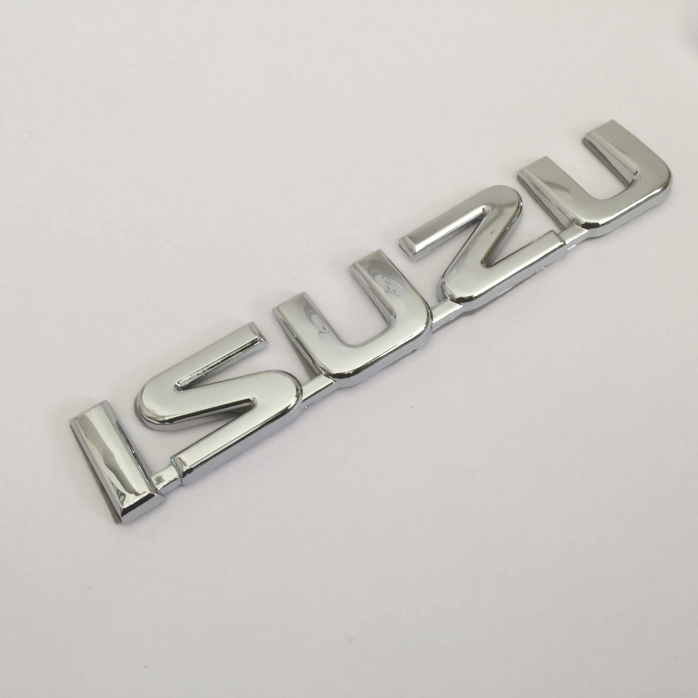 1pcs 3D ABS high quality ISUZU car Letter Emblem Rear tail trunk badge sticker Decal styling auto Accessories