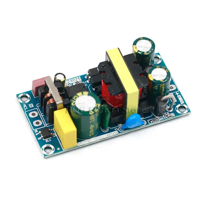 AC-DC 12V2A 24W Switching Power Supply Module Bare Circuit 100-265V to 12V 2A Board for Replace/Repair 24V1A