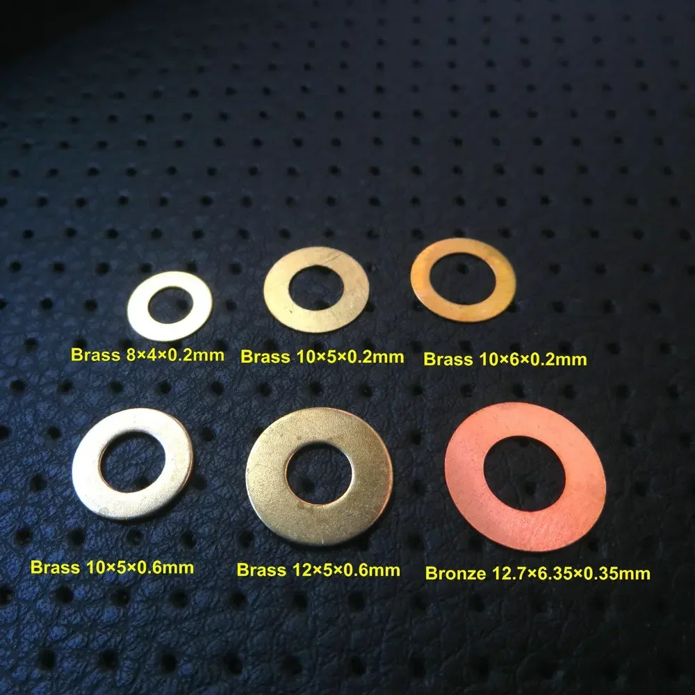 10Pcs 6 Sizes Folding Blade Handle Knife Brass Washers Shim, Custom Knife DIY