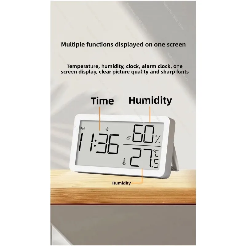 Indoor High Precision Temperature and Humidity Meter, Digital Display Room Thermometer for Baby Nursery and Home