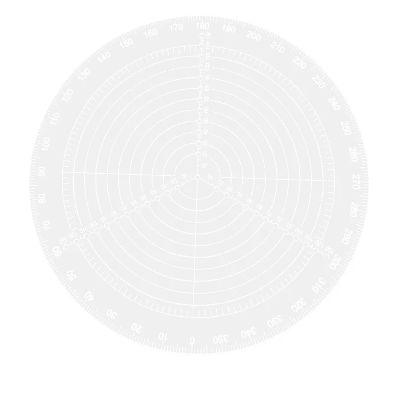 

2 Pcs 300 Mm 12 Inch Round Center Finder Compass Clear Acrylic Compass Tool Drawing Circles Center Finder