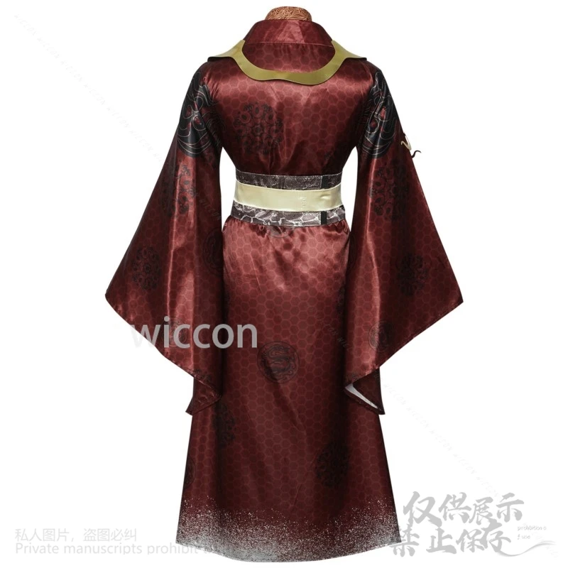 تأثيري الأسود أسطورة وو كونغ كانغ جين شيان يونيو البدلة النمط القديم امرأة رجل لعبة جديدة بدلة فاخرة المرحلة كوس