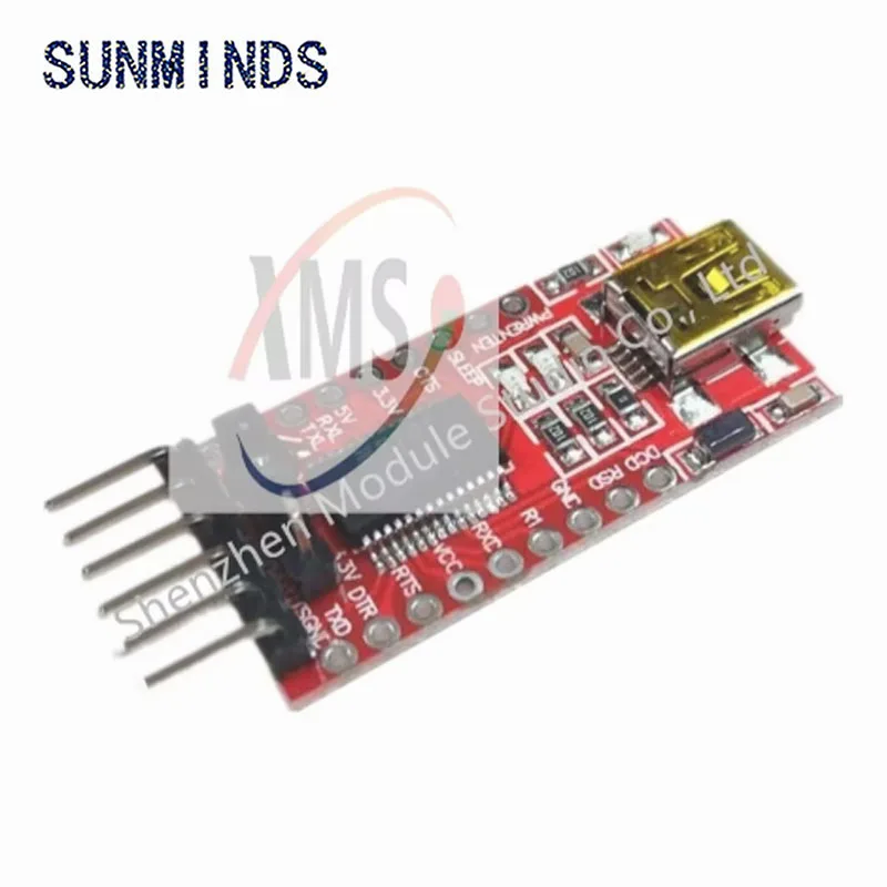 1szt FT232 FTDI USB do TTL 3.3V 5V Download Line Mini Interface Adapter Module FT232RL Gorąca sprzedaż produktów FTDI232