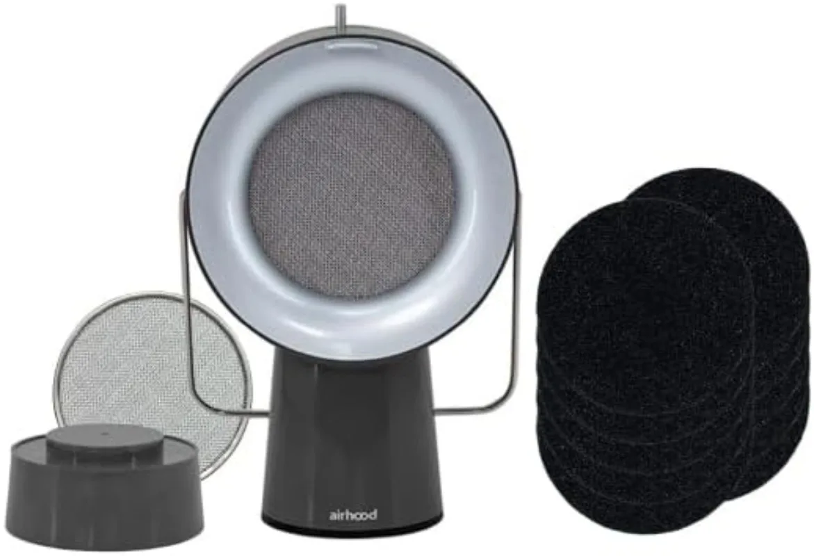 

Wireless All-in Set Portable Range Hood Bundle Includes,10 Activated Charcoal Air Filter, 2 Stainless Steel Oil Filter