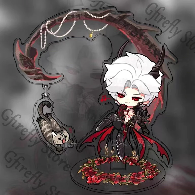 

Anime Standing Plate YoYo 8cm Swing Love and Deepspace Indicative Board Sylus Decoration Show Shelf Acrylic Q Version Gift