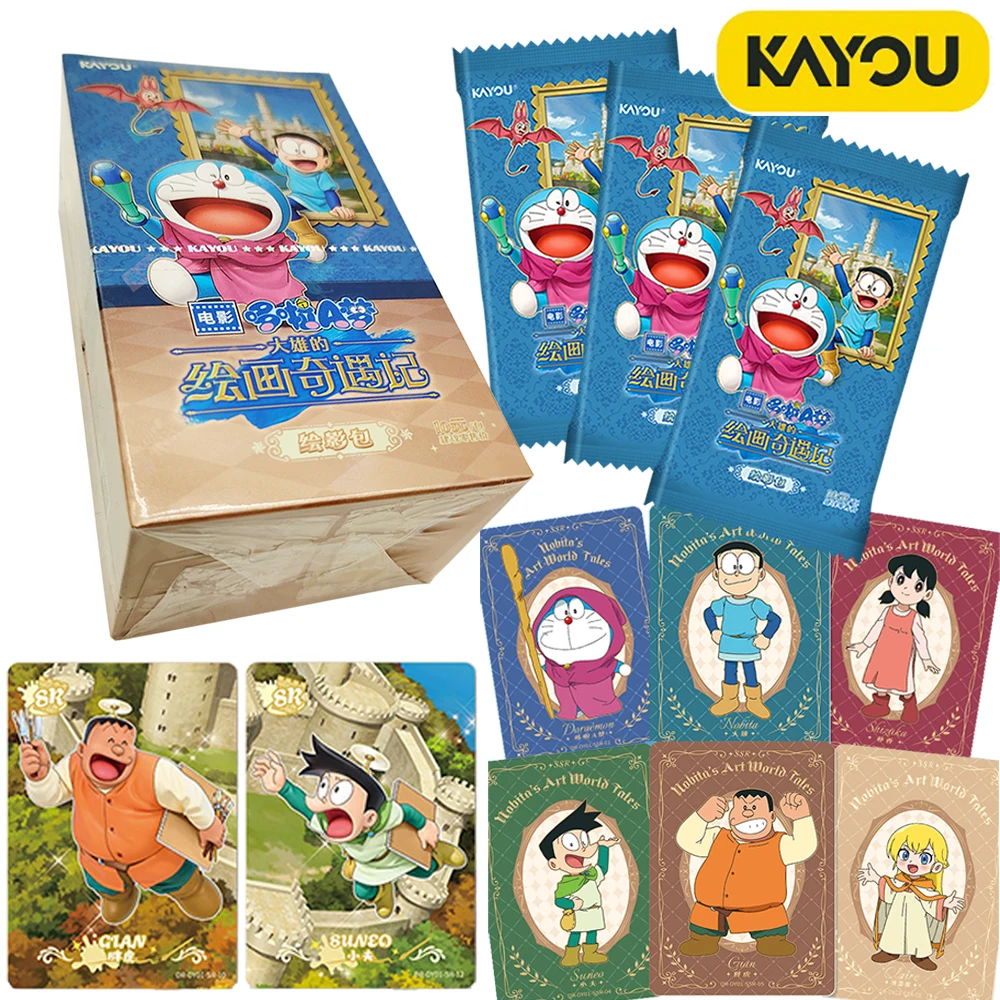 

New Genuine Kayou Doreamon Collection Card Children's Favorite Cat Shaped Robot Cartoon Card Toys Boys and Girls Hobbies Gifts