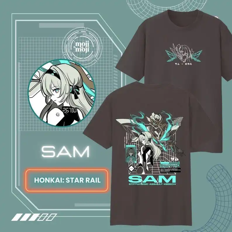 SAM FIREFLY Honkai Star Rail Shirt HSR Firefly T-shirt