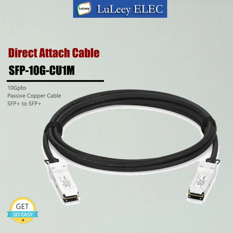 10G SFP+ Cable, Direct Attach Copper(DAC) Passive Copper Cable SFP-DAC High-speed Cable SFP+ Compatible H3C Huawei Stacking Line