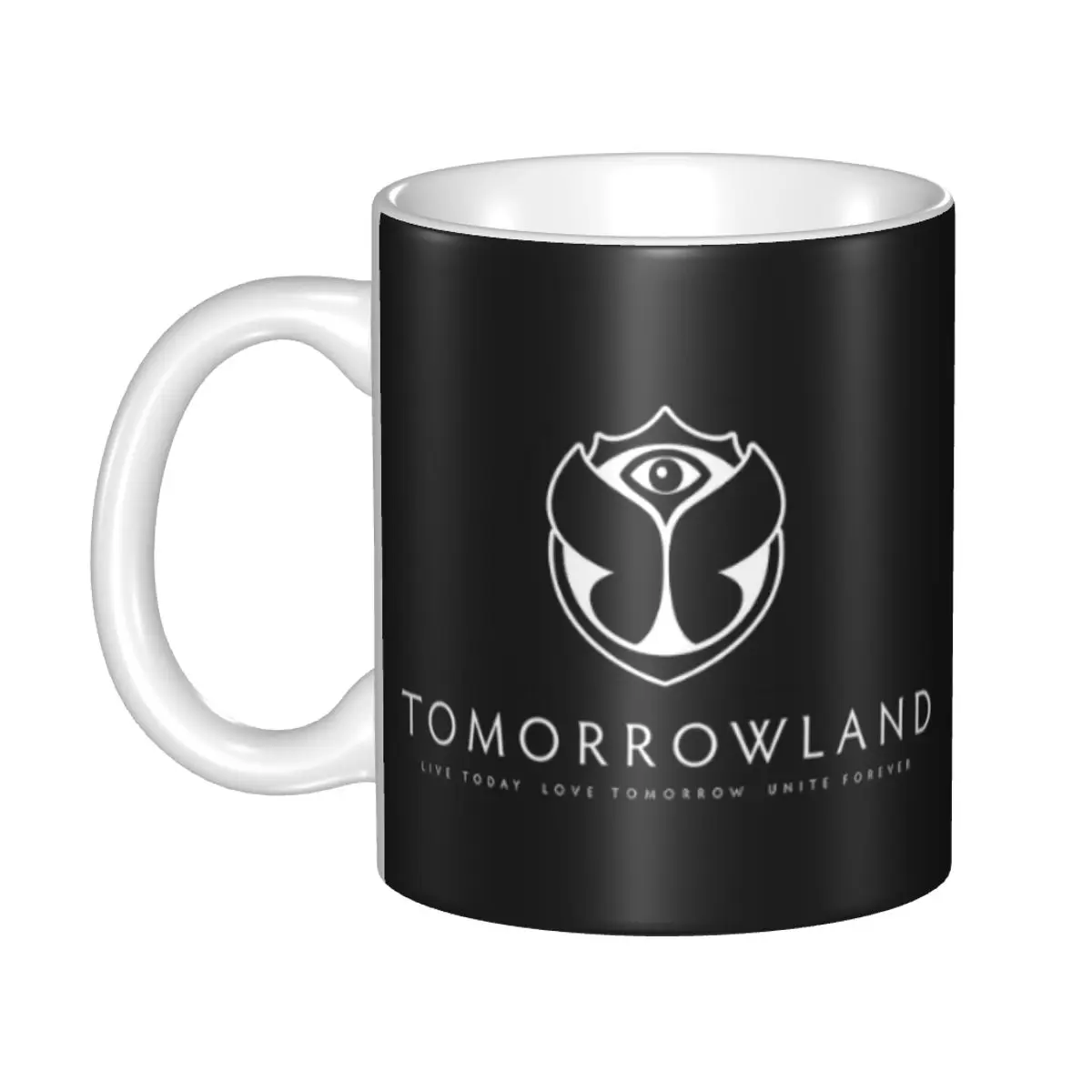 DIY Tomorrowland Belgian Electronic Dance Ceramic Mugs Customized Music Festival Coffee Cups Creative Present