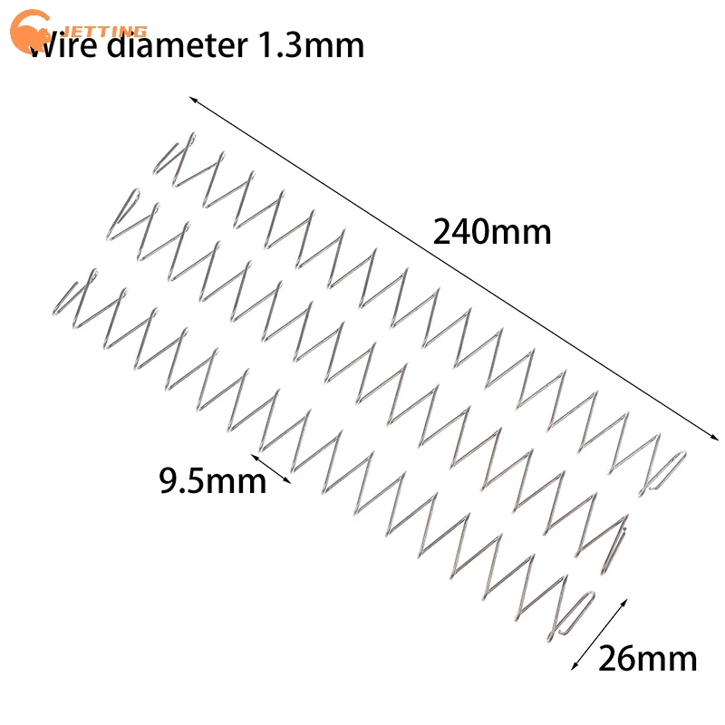 (New) 1/3Pcs Rectangular Springs Assortment Stainless Steel Fatigue Resistant Square Compression Spring Flat Spring