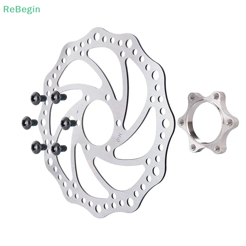 1 Pc New MTB bike 160mm brake disc disc rotary disc bicycle modification with flange diagonal hole 48mm brake disc Bicycle parts