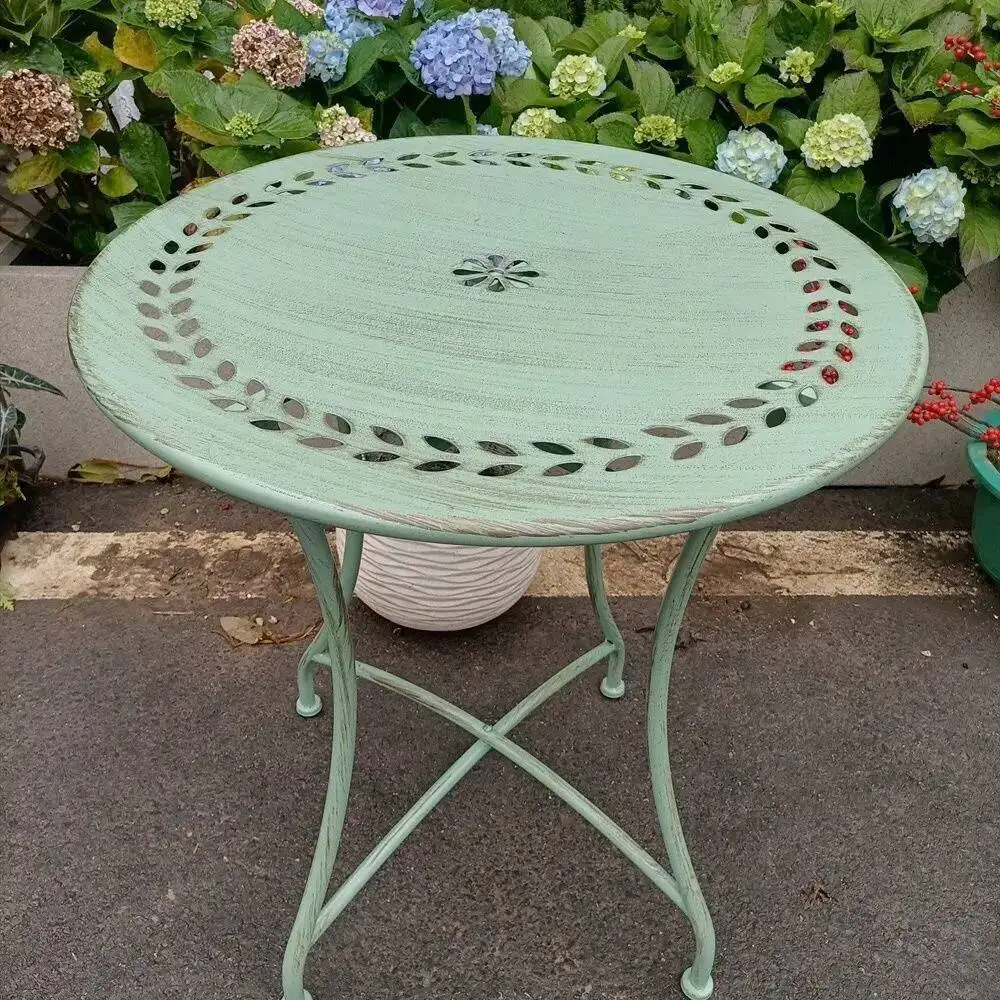 حديقة، مقهى تجاري قابل للطي في الهواء الطلق حديث - شرفة فناء، طاولة ومطعم وكراسي جلوس مجموعة أثاث الفناء #2