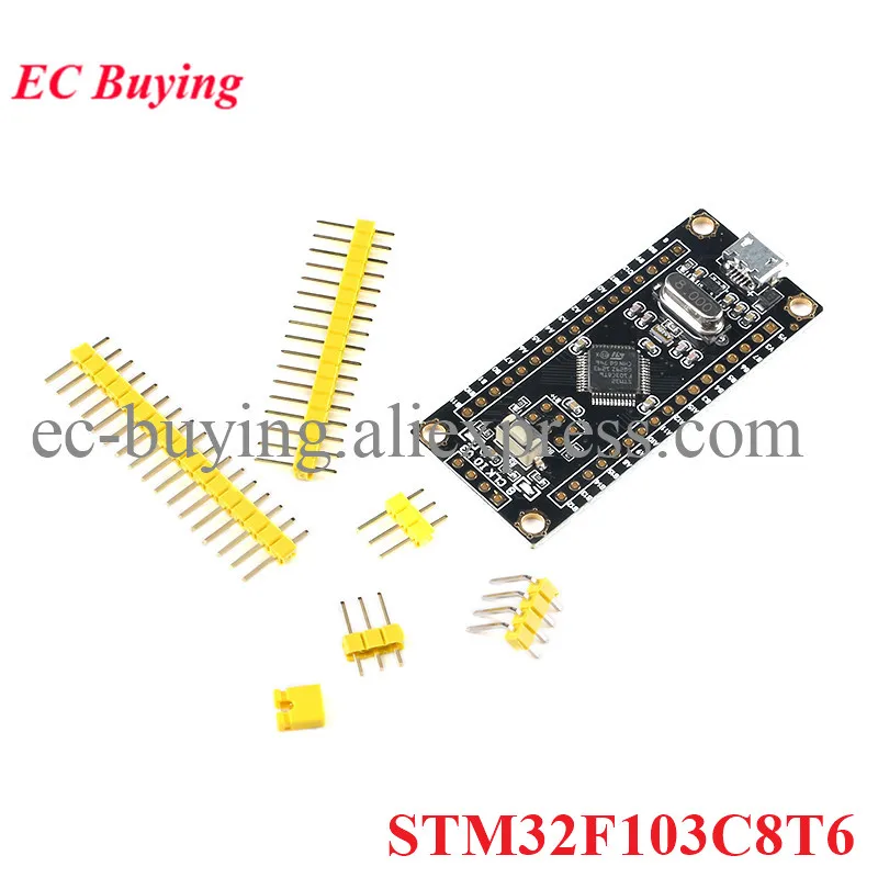 STM32F103C8T6 Development Board Module STM32F103 STM32 F103C8T6  ARM STM32 Minimum System MCU Demo Board MicroUSB For Arduino