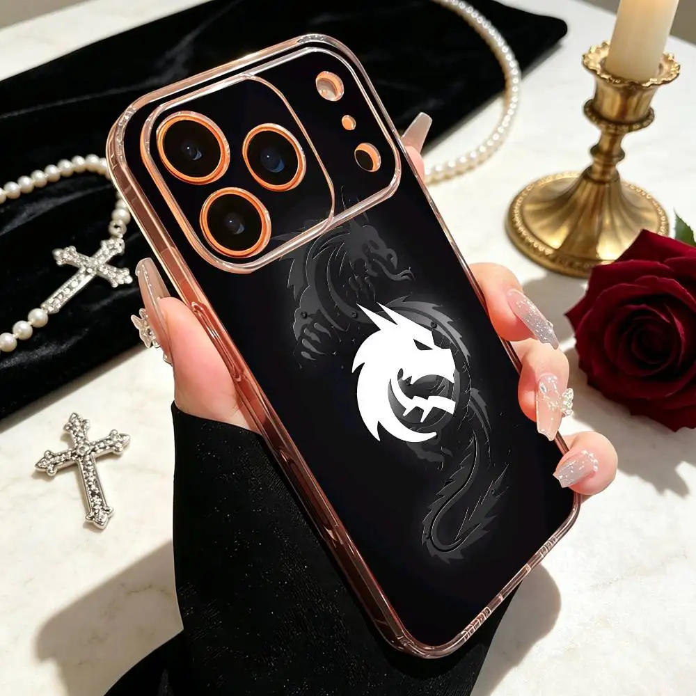 CS2 Game Team S-Spirit Logo Phone Case For iPhone18 17 16 15 14 13 12 11 Mini Pro Max Plus Transparent Cover