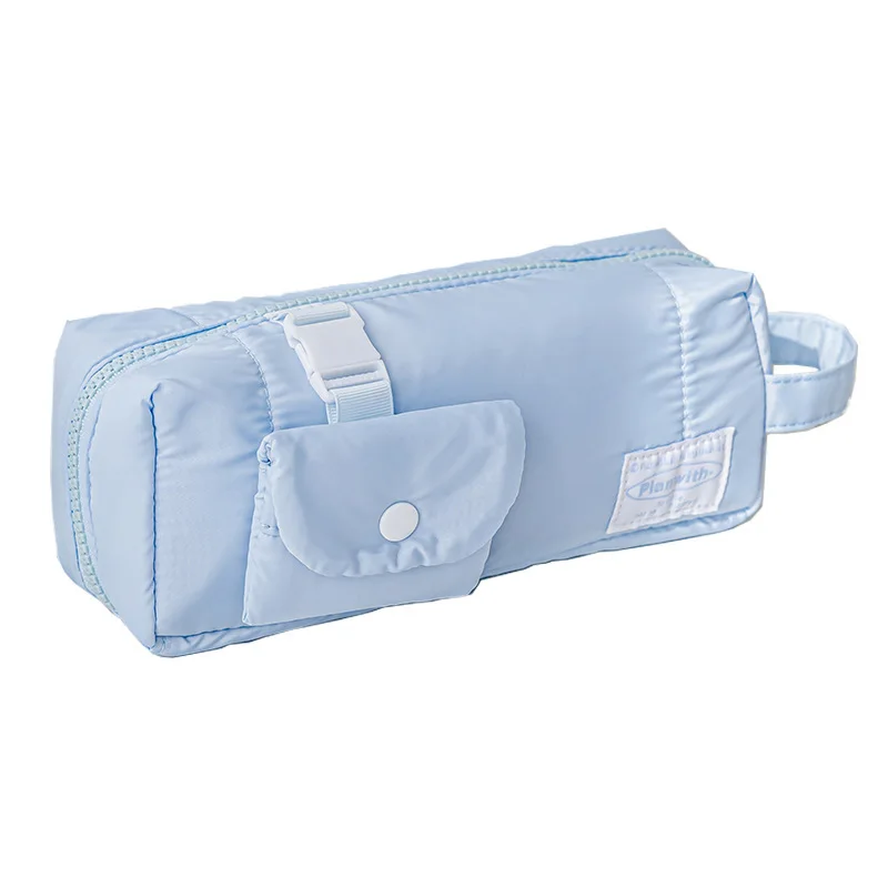 Removable mother and son pen bag with soft cotton filling and large capacity classified storage